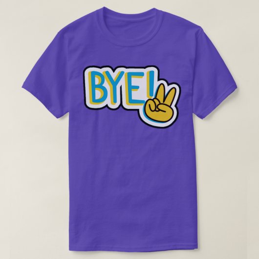 T-shirt Bye (Design devant)
