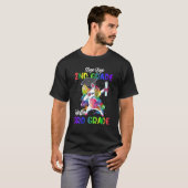 T-shirt Bye 2e année Bonjour 3e année Dab Unicorn Dernier  (Devant entier)