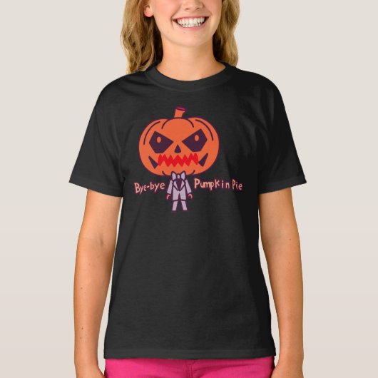 T-shirt Bye Bye Citrouille Pie (Devant)