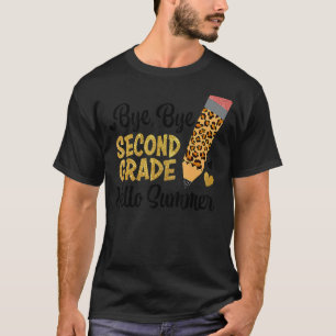 T-shirt Bye Bye Deuxième Année Bonjour La Paix Été Sortie