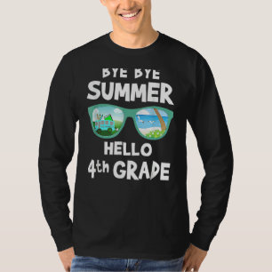 T-shirt Bye Bye été Bonjour 4e année Première journée Reto