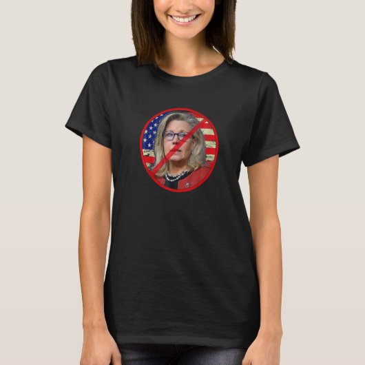 T-shirt Bye Bye Liz Cheney   1 (Devant)