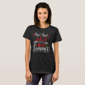 T-shirt Bye Bye School Bonjour été (Devant entier)