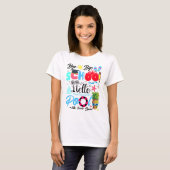 T-shirt Bye Bye School Hello Pool A Summer Break 6th Grade (Devant entier)