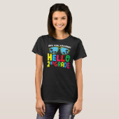 T-shirt Bye Bye Summer Hello Second Grade Mignonne 2e Grad (Devant entier)