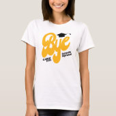 T-shirt Bye jaune Cap supérieur (Devant)