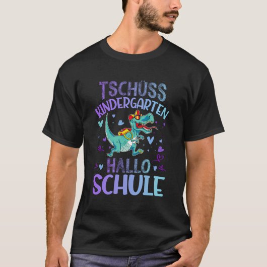 T-shirt Bye Kindergarten Hello School Enrolls School Ch (Devant)