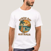 T-shirt Byron Bay Sunrise – Coastal Summer Vibes (Devant)