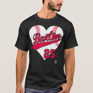 T-shirt Byron Buton Baseball Heart Gameday