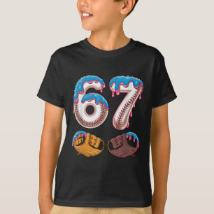 T-shirt Bysebyll 67 - Glace qui coule 67 Mème Drôle Joueur