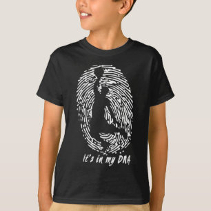 T-shirt Bysketbyll - It's In My Dna For Bysketbyll Players
