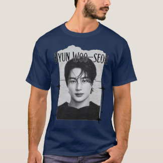 T-shirt Byun Wooseok Kpop Solo Artist Scrapbook Collage Co