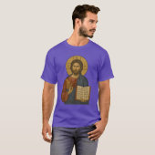 T-shirt Byzantine Icon of Christ Pantocrator (Devant entier)