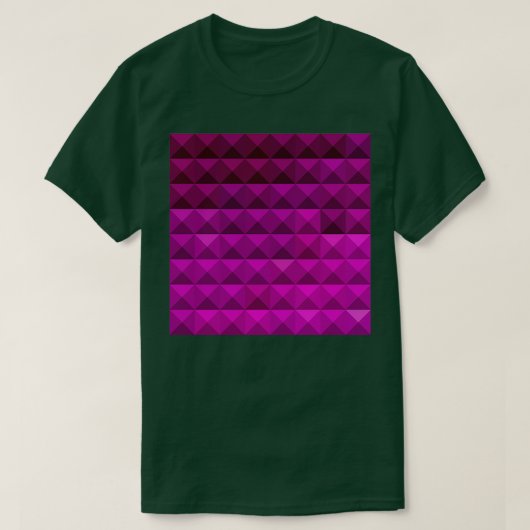 T-shirt Byzantine Purple Abstract Low Polygon Background (Design devant)