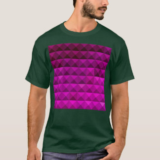 T-shirt Byzantine Purple Abstract Low Polygon Background