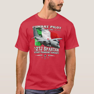 T-shirt C27J Avion de transport militaire spartiate