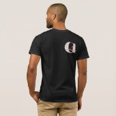 T-shirt C4 les boîtes, CodeFour numérote le rouge (Dos entier)