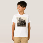 T-shirt C. 1905 train de chemin de fer (Devant entier)