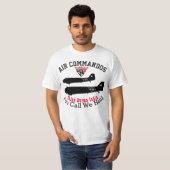 T-shirt C-47 de "commandos d'air" de Warkites (Devant entier)