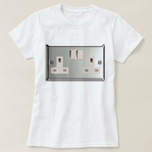 T-shirt C.A. BS 1363 du R-U branchent la prise [la norme