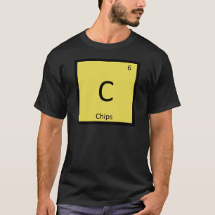 T-shirt C - Chimie Snack Chips Tableau périodique Symbole