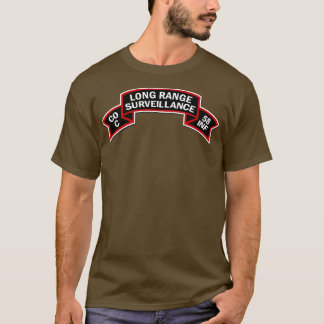 T-shirt C Co 58th Infantry Scroll LRRP avec DS X