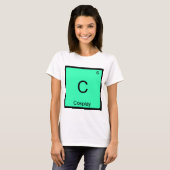 T-shirt C - Cosplay Chimie Élément Symbole Costume Tee (Devant entier)