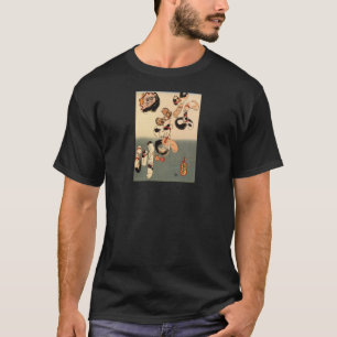 T-shirt C. de peinture japonais 1800's