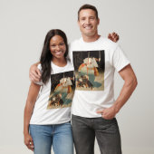 T-shirt C. de peinture samouraï 1800's (Unisexe)