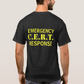 T-SHIRT C.E.R.T. (Dos)