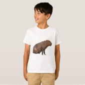 T-shirt C est pour Capybara (Devant entier)