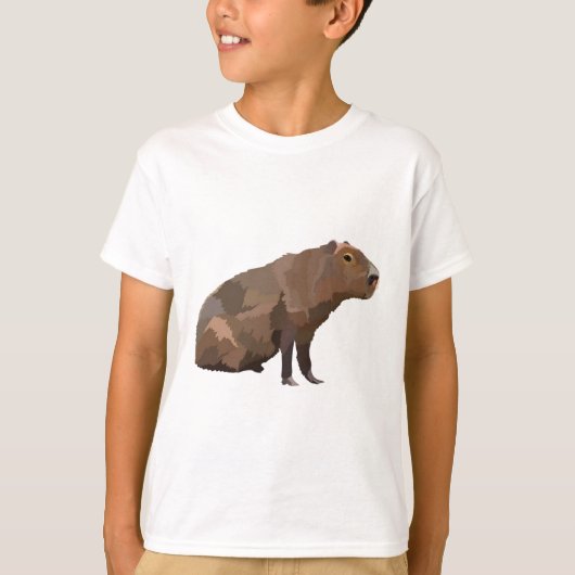 T-shirt C est pour Capybara (Devant)
