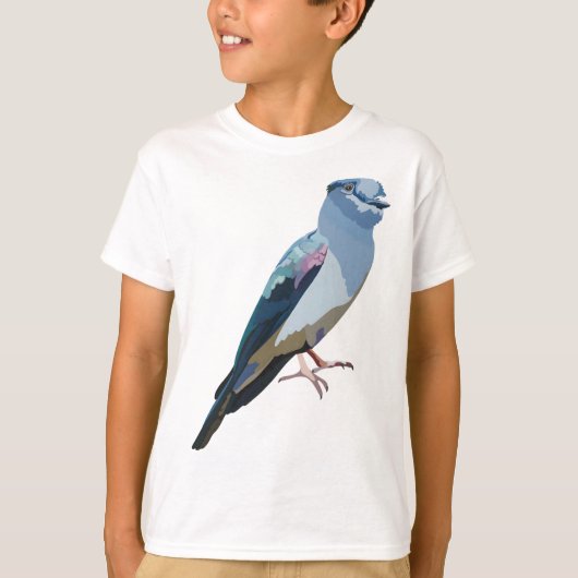 T-shirt C est pour Cuckoo Roller Bird (Devant)