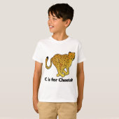 T-shirt C est pour le guépard (Devant entier)