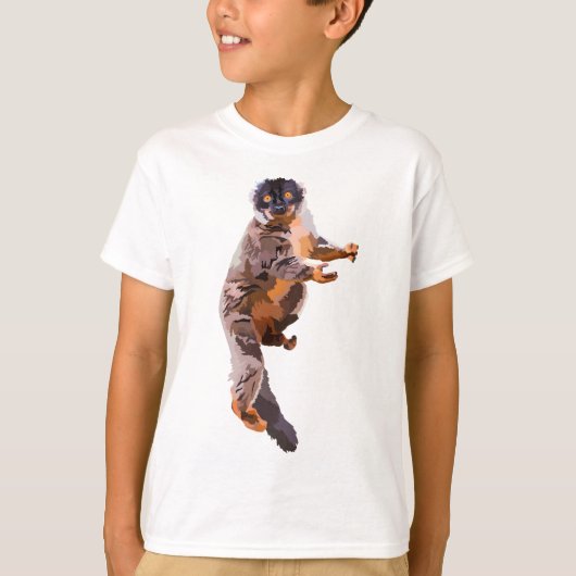 T-shirt C est pour le Lemur Brown commun (Devant)
