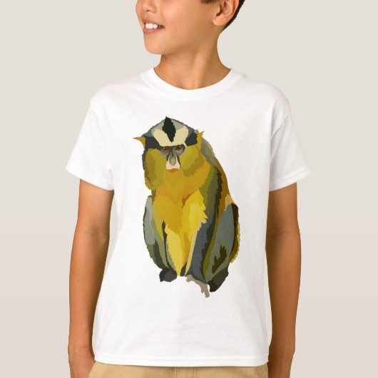 T-shirt C est pour le singe couronné (Devant)