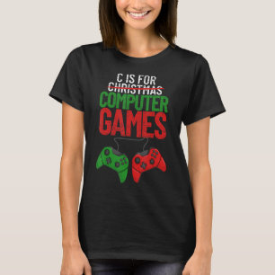 T-shirt C Est Pour Les Jeux Informatiques Jeu Vidéo Avid G