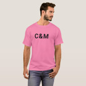 T-shirt C et M (Devant entier)