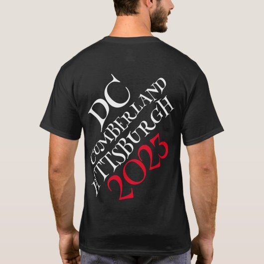 T-shirt C et O Canal Towpath Great Allegheny Passage (Dos)