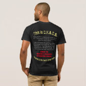 T-shirt C.H.A.O.S. Ransom (Dos entier)