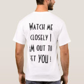 T-shirt C.I.A.   Chrétien dans l'action (Dos)
