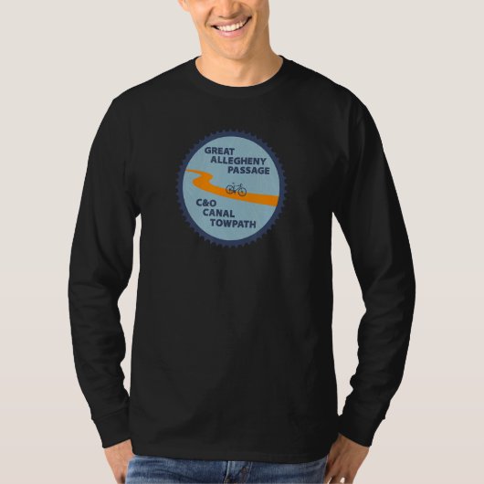 T-shirt C&O Canal Towpath  GAP Pittsburgh Washington D C (Devant)