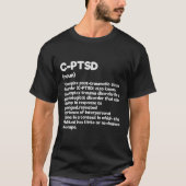 T-shirt C-ptsd Définition Sensibilisation au stress Posttr (Devant)