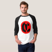 T-shirt C Raglan Shirt (Devant entier)