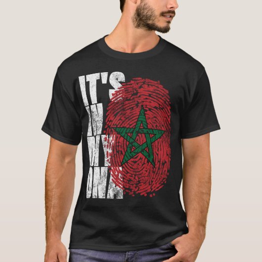 T-shirt C_s dans mon ADN Cadeaux marocains africains Moro  (Devant)