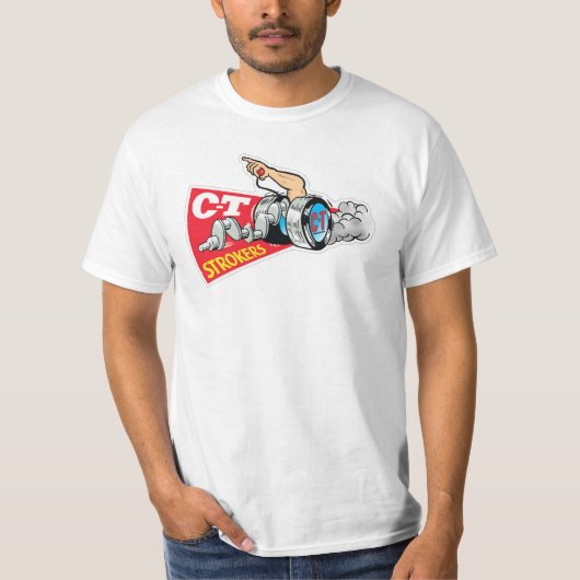 T-shirt C-T Strokers Drag Racg Racing (Devant)