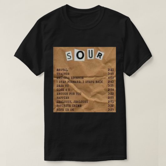 T-shirt C:\Users\User\Desktop\Design\8092. olivia rodrigo (Design devant)