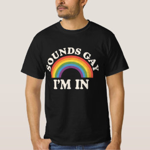 T-shirt Ça a l'air gay, je suis dedans, drôle de fierté LG