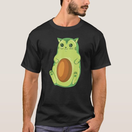 T-shirt Ca Avocato Chat (Devant)