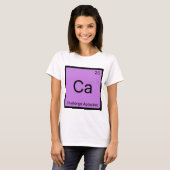 T-shirt Ca - Défi Accepté Chemise Élément Chimique Mème (Devant entier)